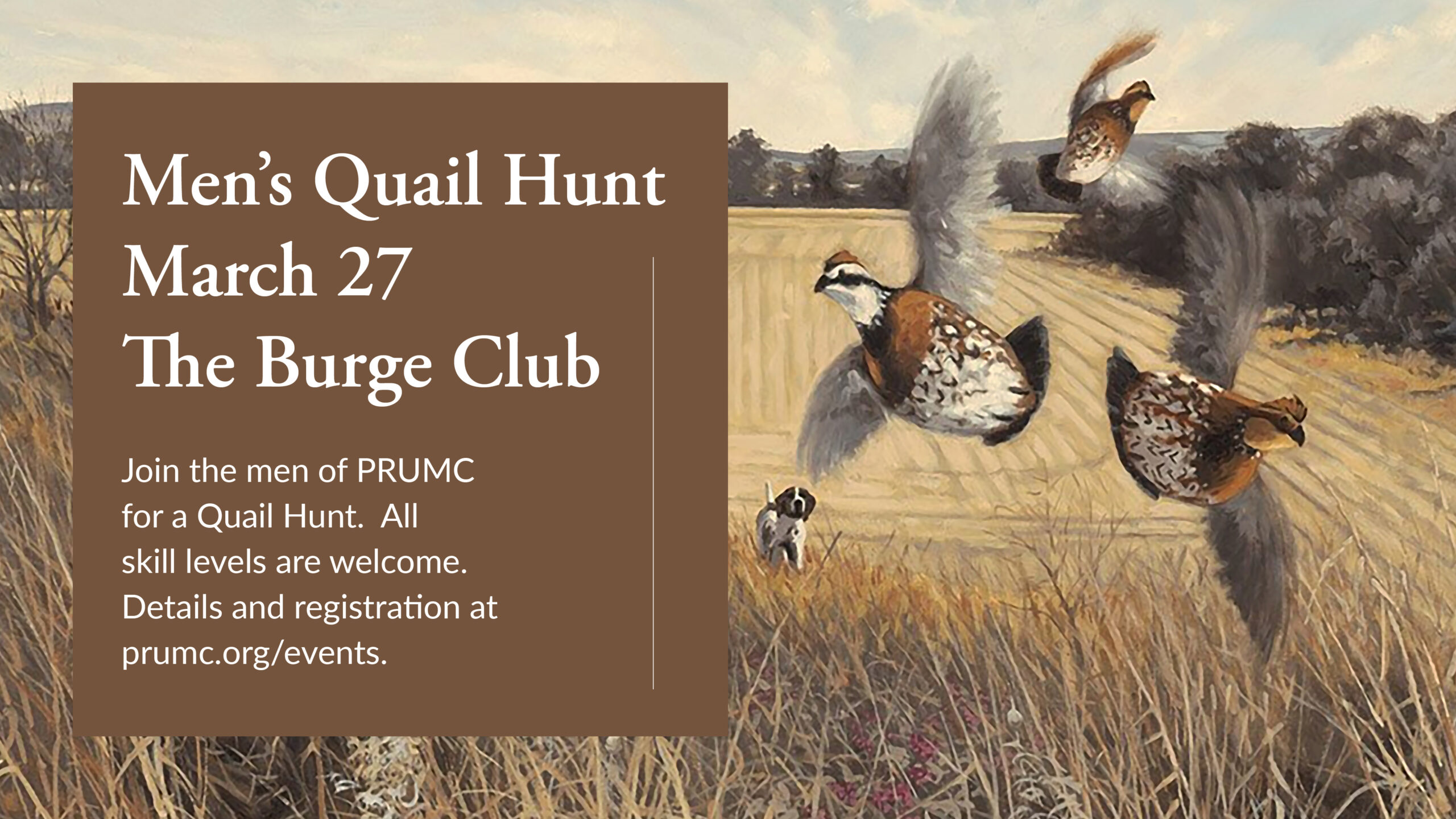 Men's Quail Hunt