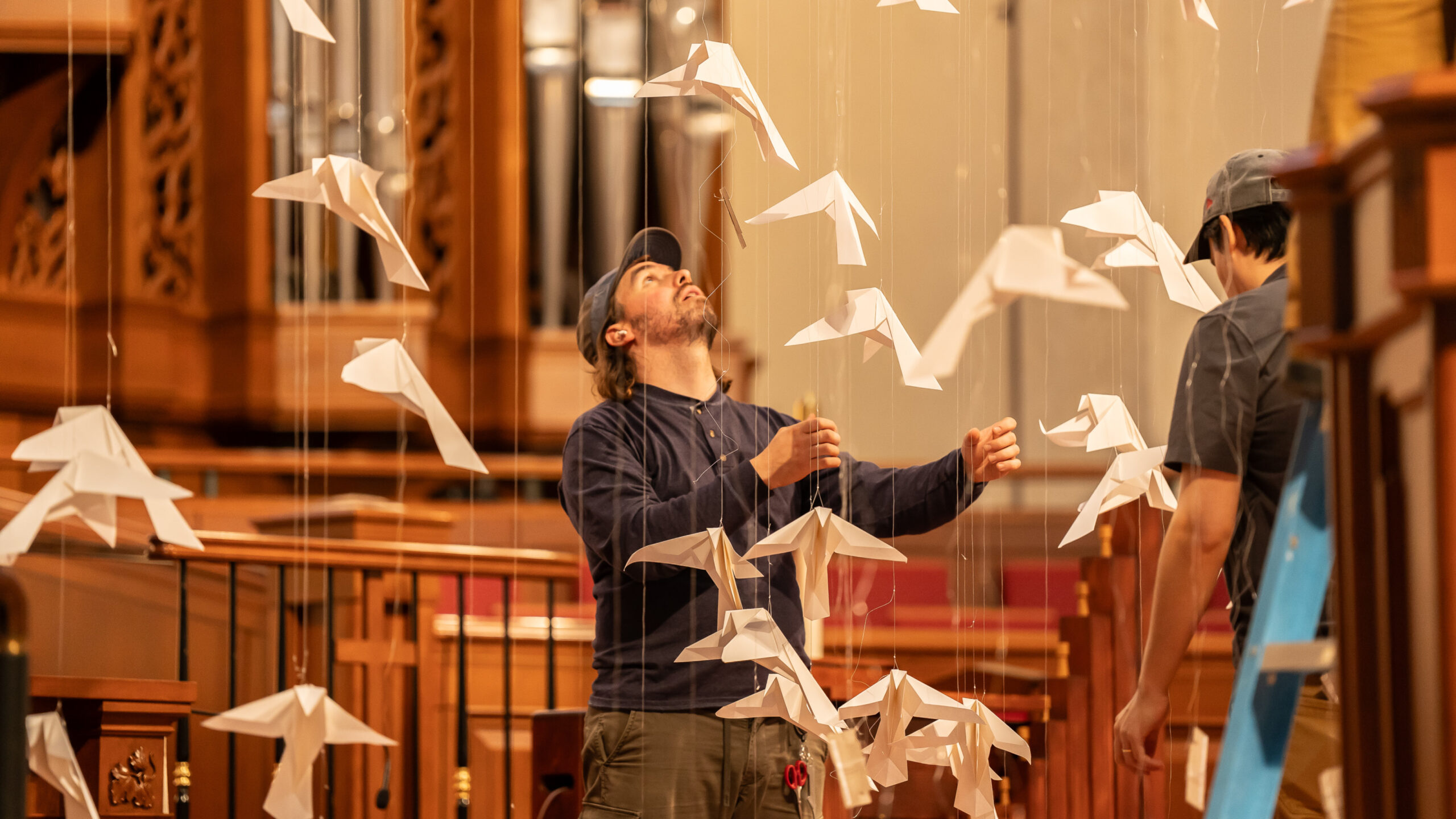 The Doves of Peachtree Road Art Installation Debut