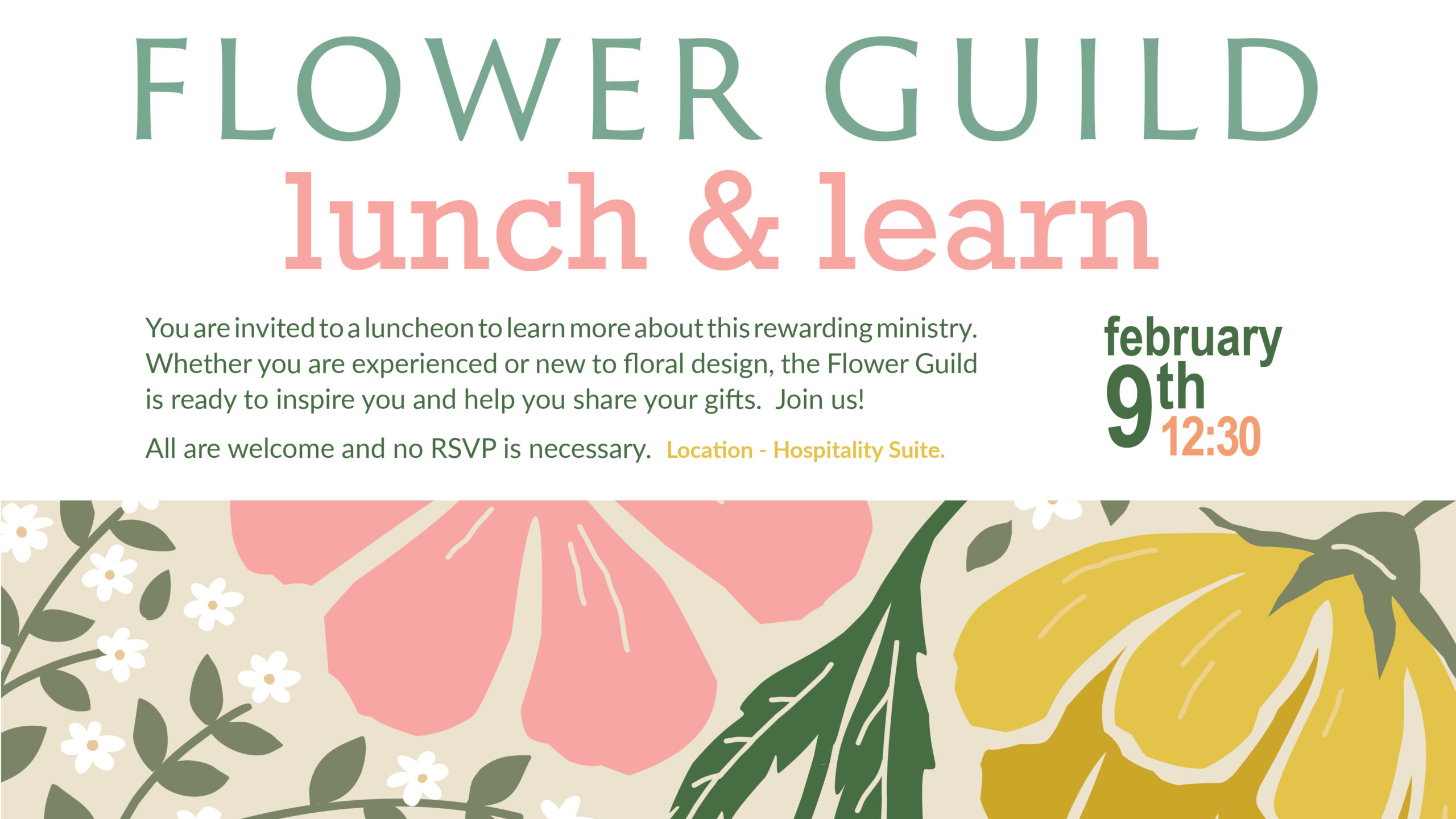 Flower Guild Lunch and Learn